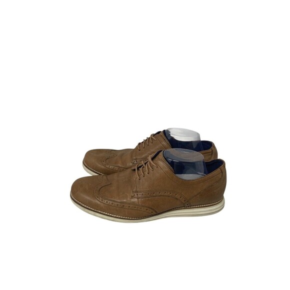 Cole Haan Oxford Shoes Men\'s Size 10 M Brown Leather Lace Up Original Grand main image 9